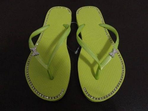 Chinelo Havainas Personalizados E Customizados Com Strass